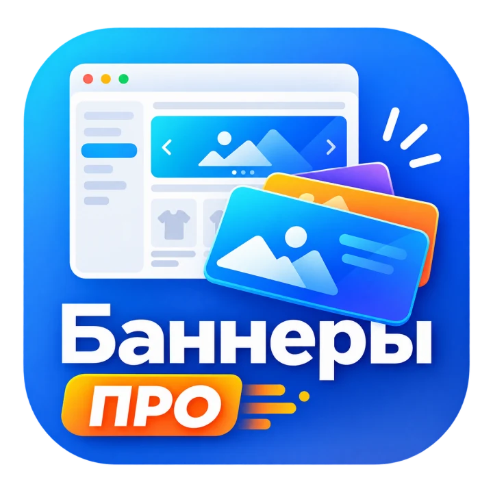 Логотип плагина Баннеры ПРО